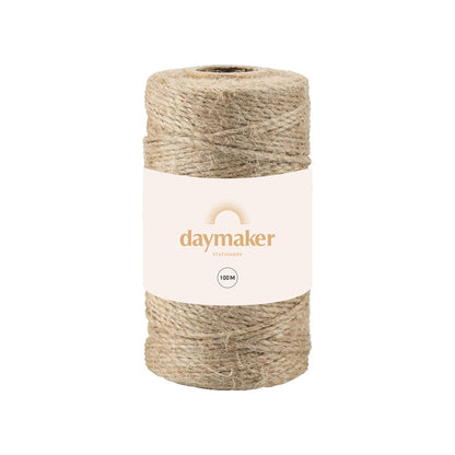 'Natural' Biodegradable Jute Twine (100m)