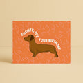 'Shawty, It's Your Birthday' Dachshund Greeting Card
