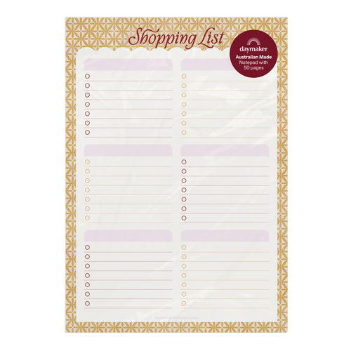 Magnetic Shopping List Notepad 'Fresco'