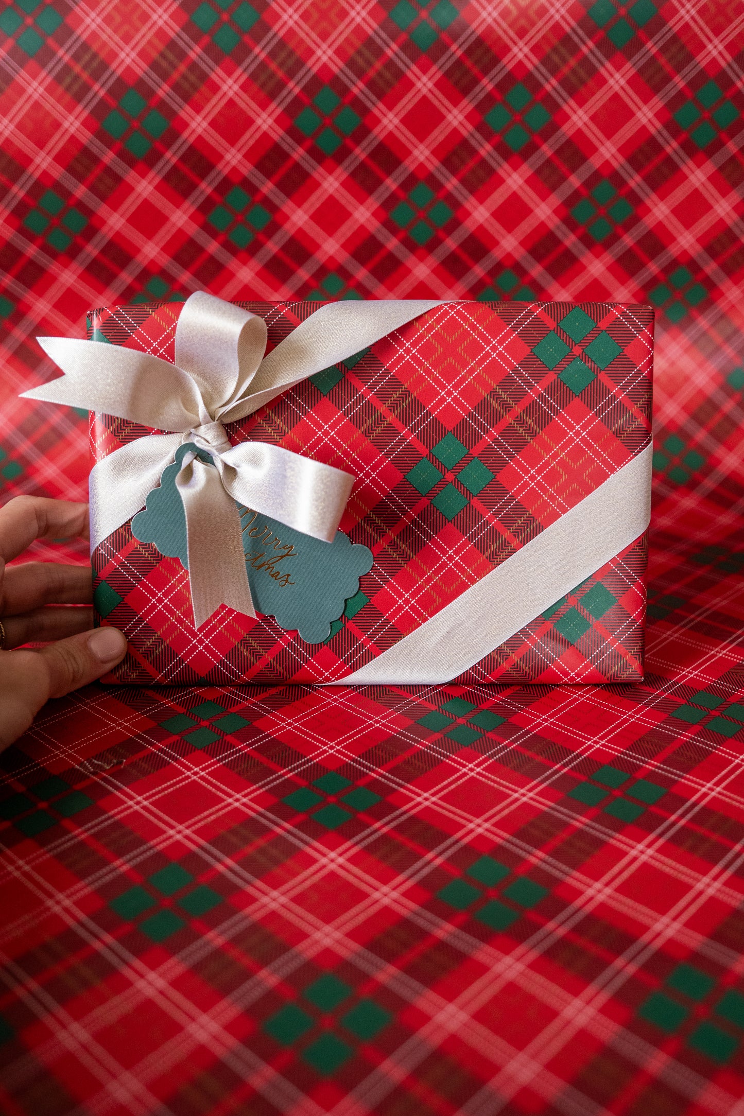 'Christmas Tartan' Wrapping Paper Roll