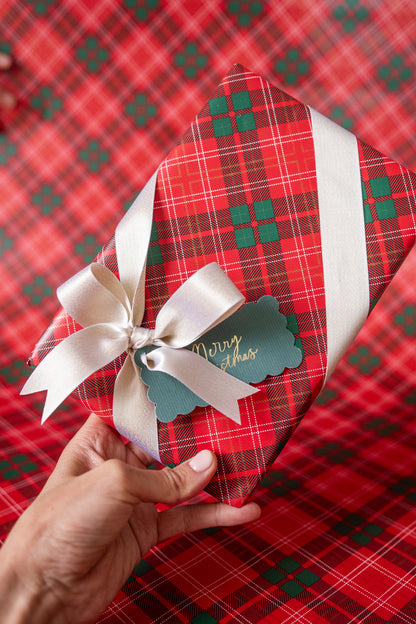 'Christmas Tartan' Wrapping Paper Roll