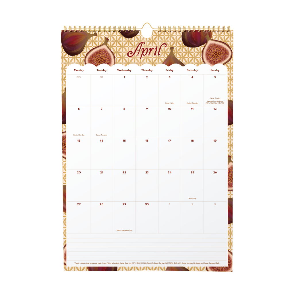 2026 Wall Calendar 'Taste of Tuscany'