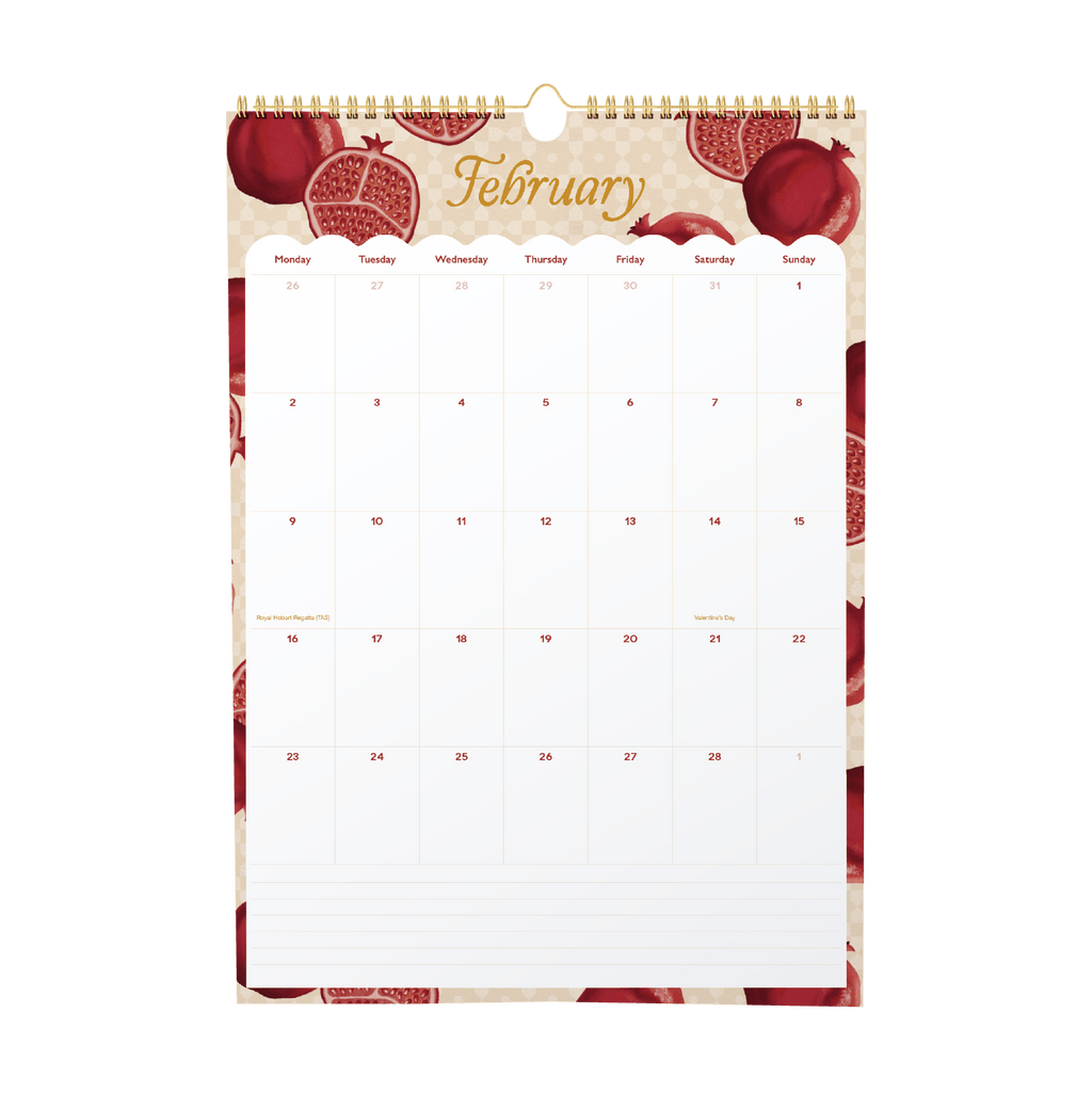 2026 Wall Calendar 'Taste of Tuscany'