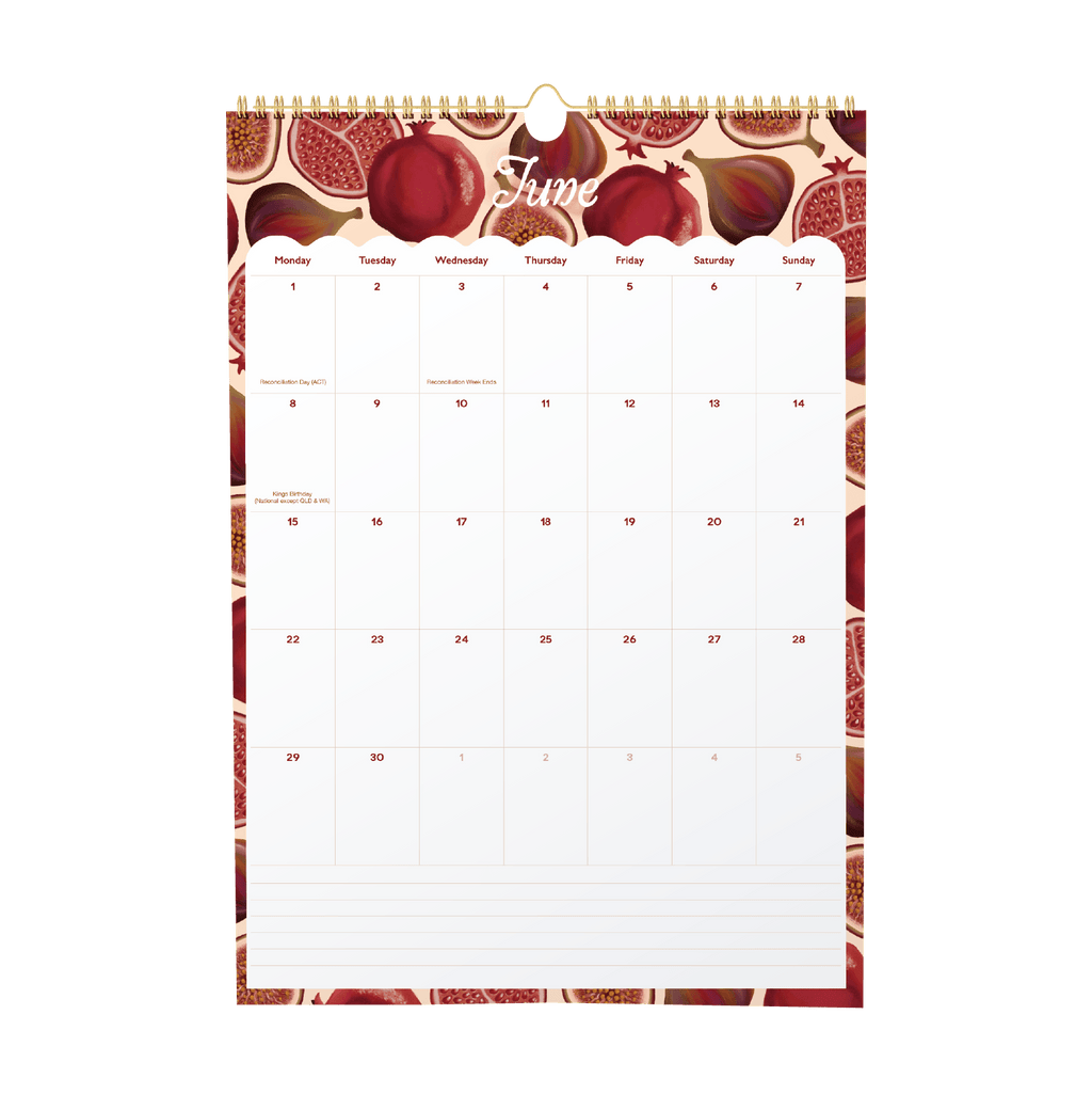 2026 Wall Calendar 'Taste of Tuscany'