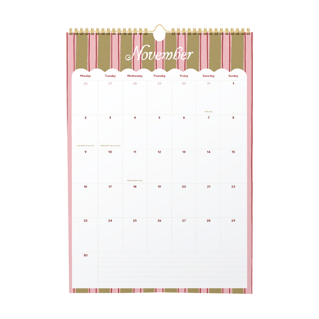 2026 Wall Calendar 'Taste of Tuscany'