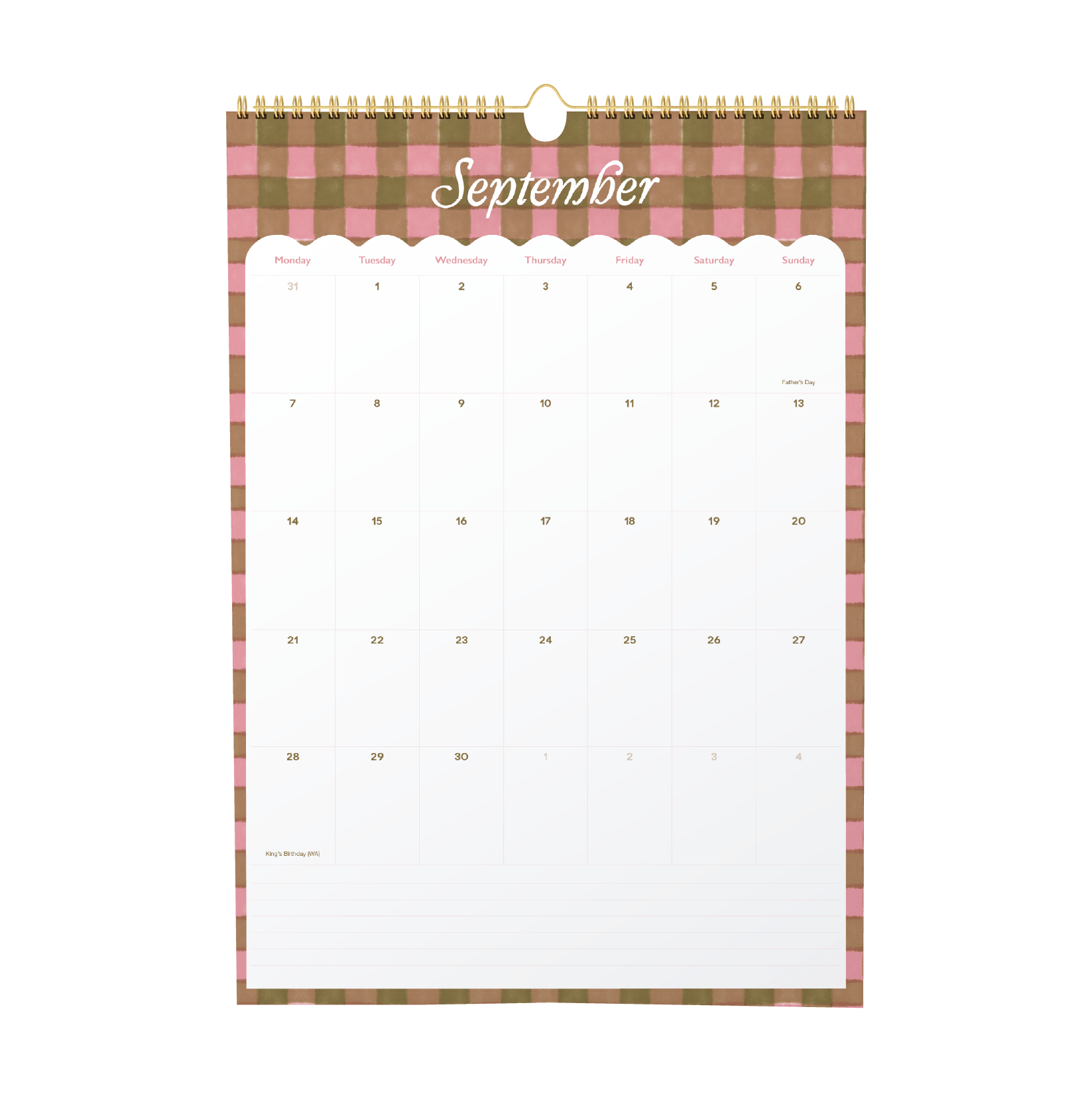 2026 Wall Calendar 'Taste of Tuscany'