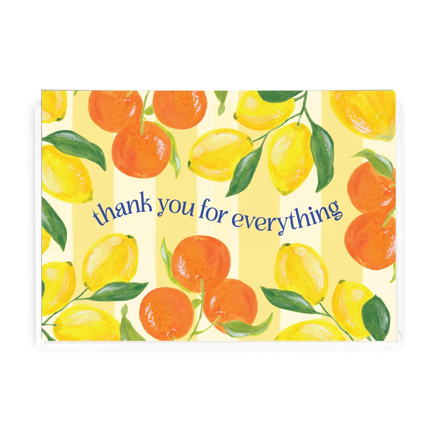 'Thank You For Everything' Citrus Greeting Card