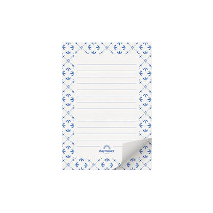 'Amalfi Tile' Lined Mini Magnetic Notepad