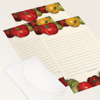 'Heirloom Tomatoes' Lined Letter Writing Stationery Set