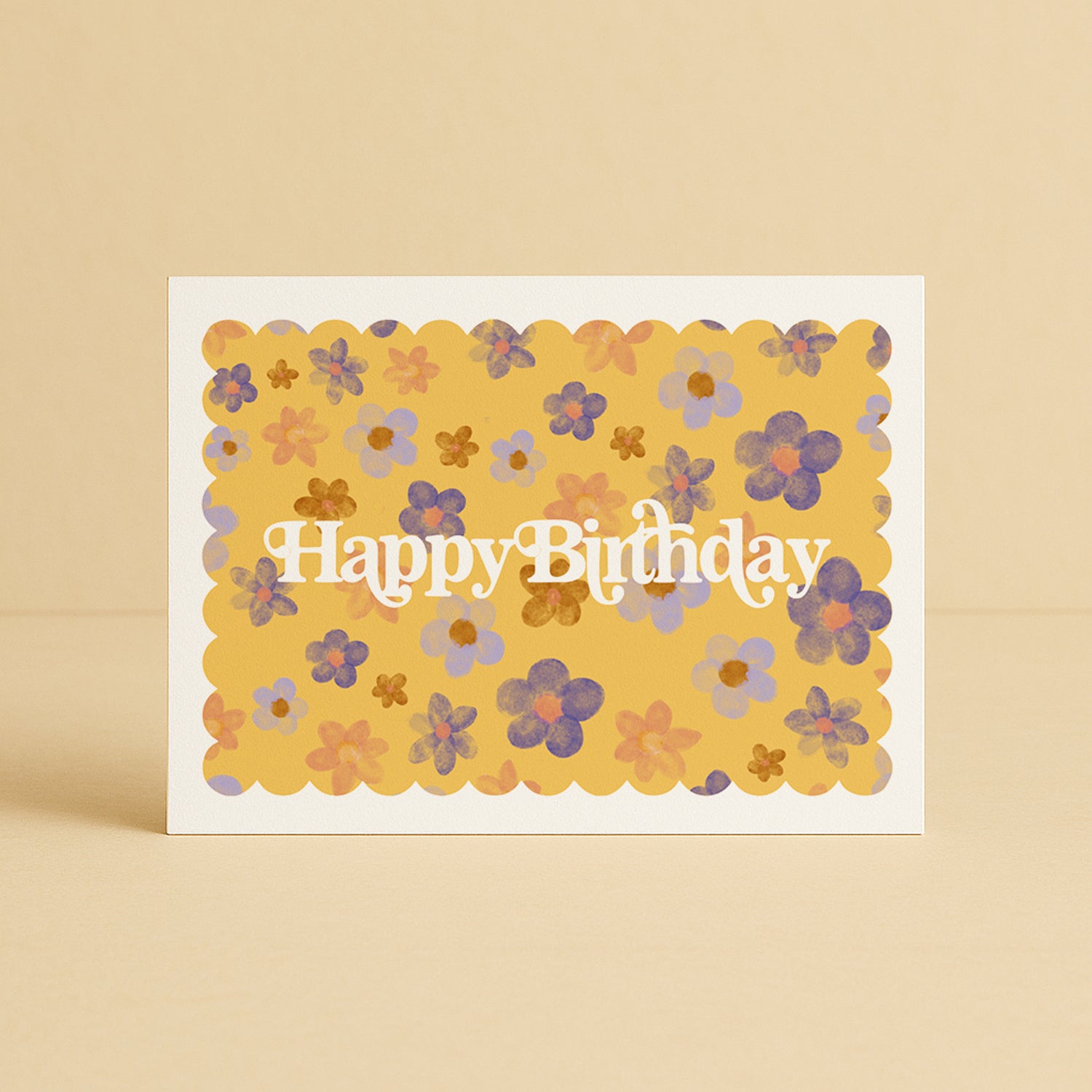 'Happy Birthday' Blossoms Greeting Card
