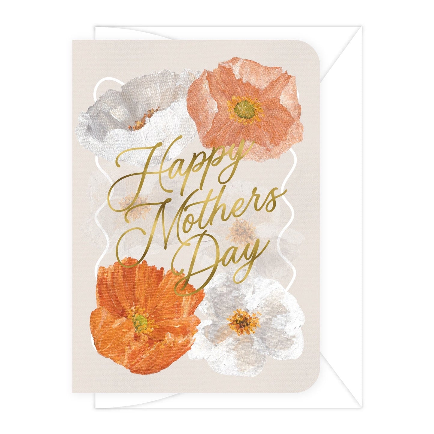 'Happy Mother's Day' Poppies Greeting Card