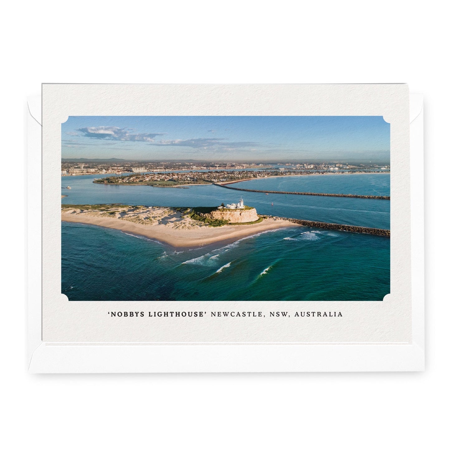 ✧ 'Nobby's Lighthouse, Newcastle NSW Australia' Photo Card