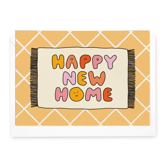 'Happy New Home' Doormat Greeting Card