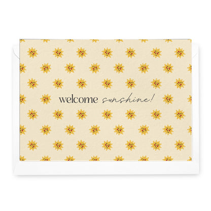 'Welcome Sunshine!' Luma Greeting Card