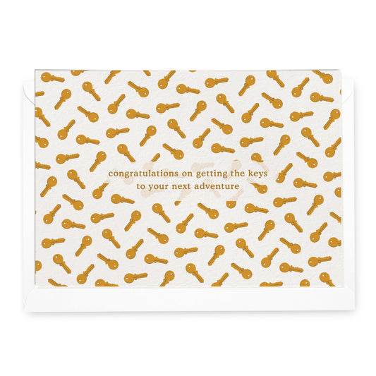 'Keys to Your Next Adventure' Greeting Card