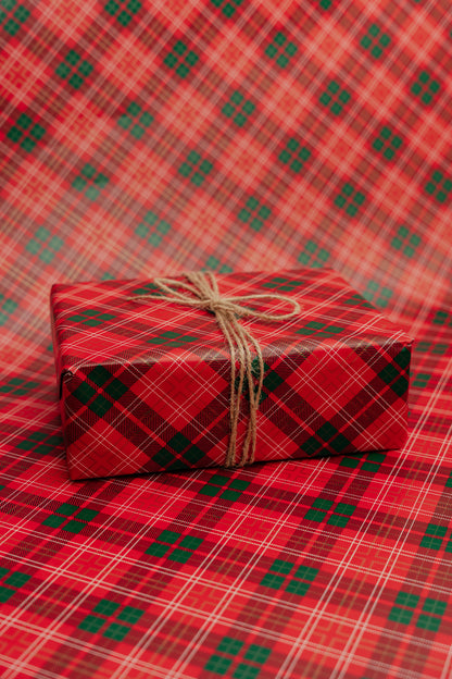 'Christmas Tartan' Wrapping Paper Roll