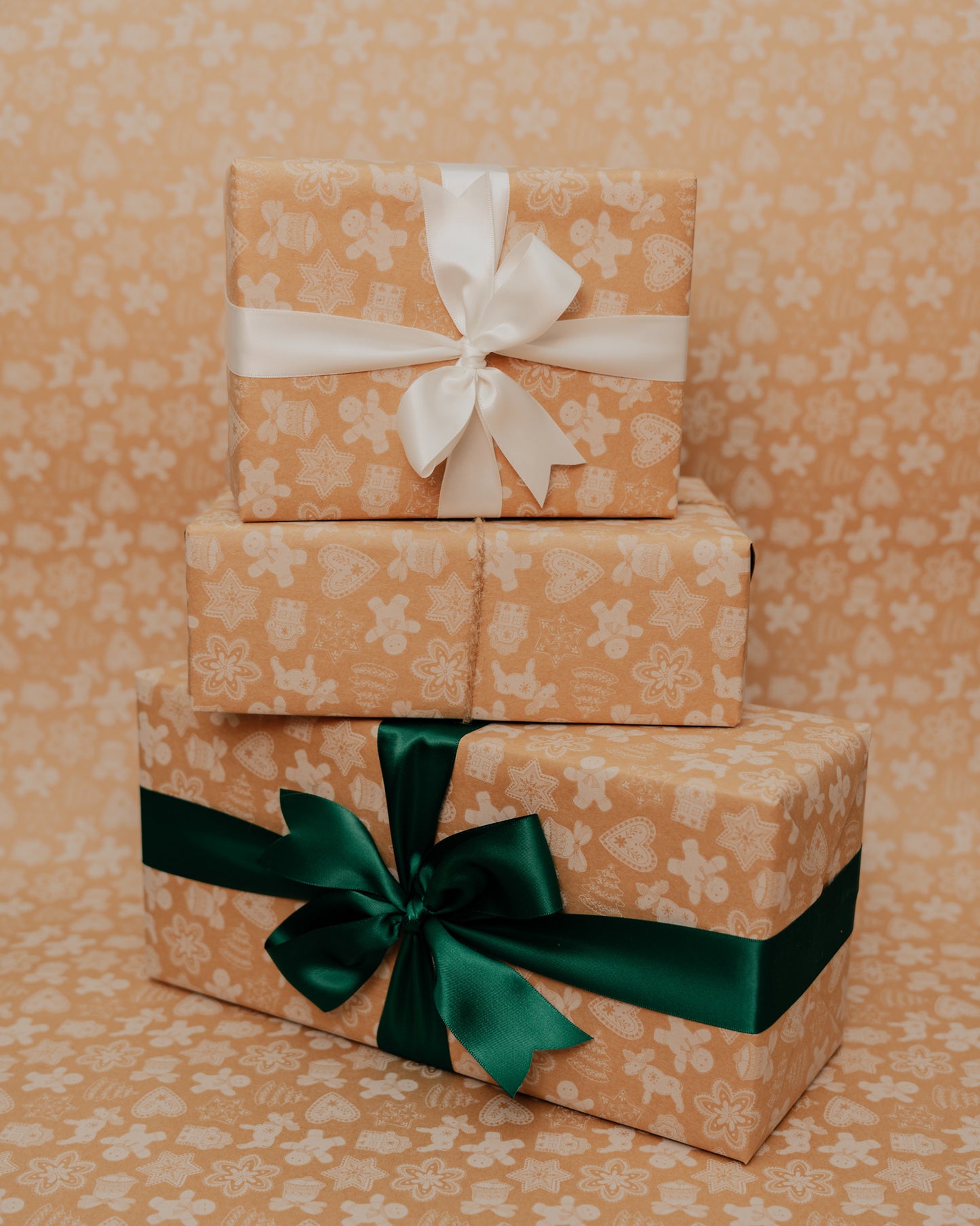 'Christmas Biscuits' Kraft Wrapping Paper Roll