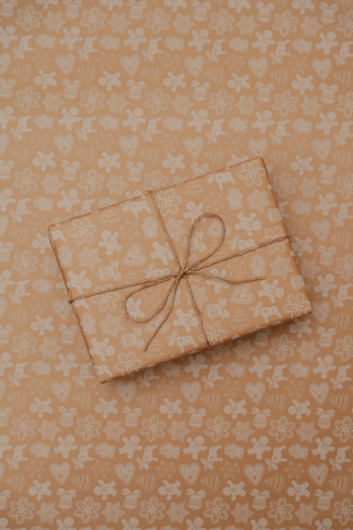 'Christmas Biscuits' Kraft Wrapping Paper Roll