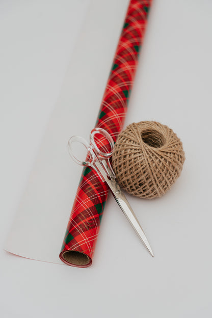 'Christmas Tartan' Wrapping Paper Roll