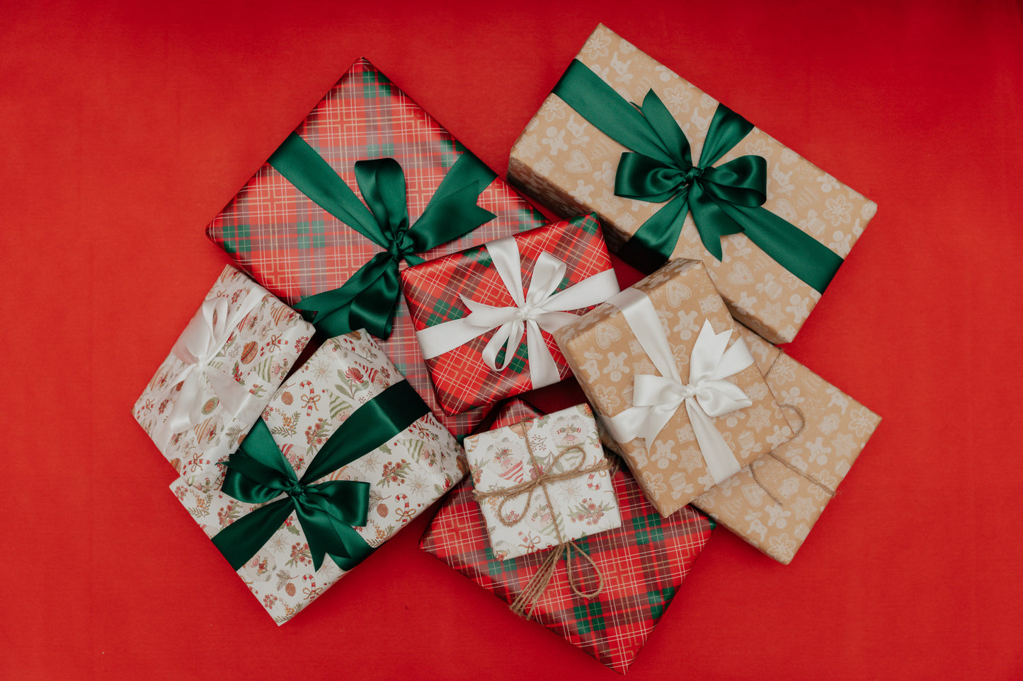 'Christmas Tartan' Wrapping Paper Roll