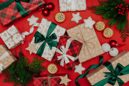 'Christmas Tartan' Wrapping Paper Roll