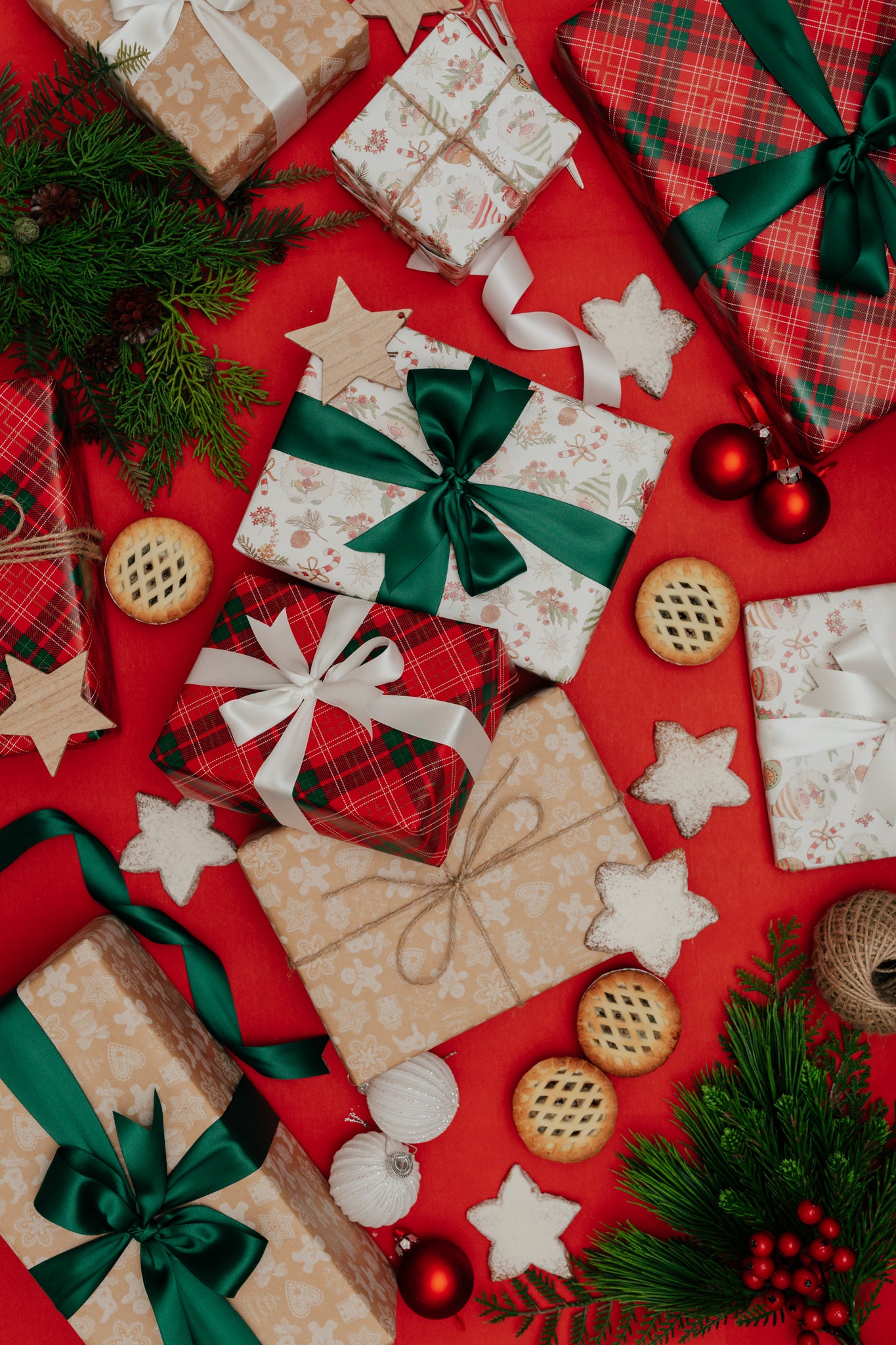 'Christmas Tartan' Wrapping Paper Roll