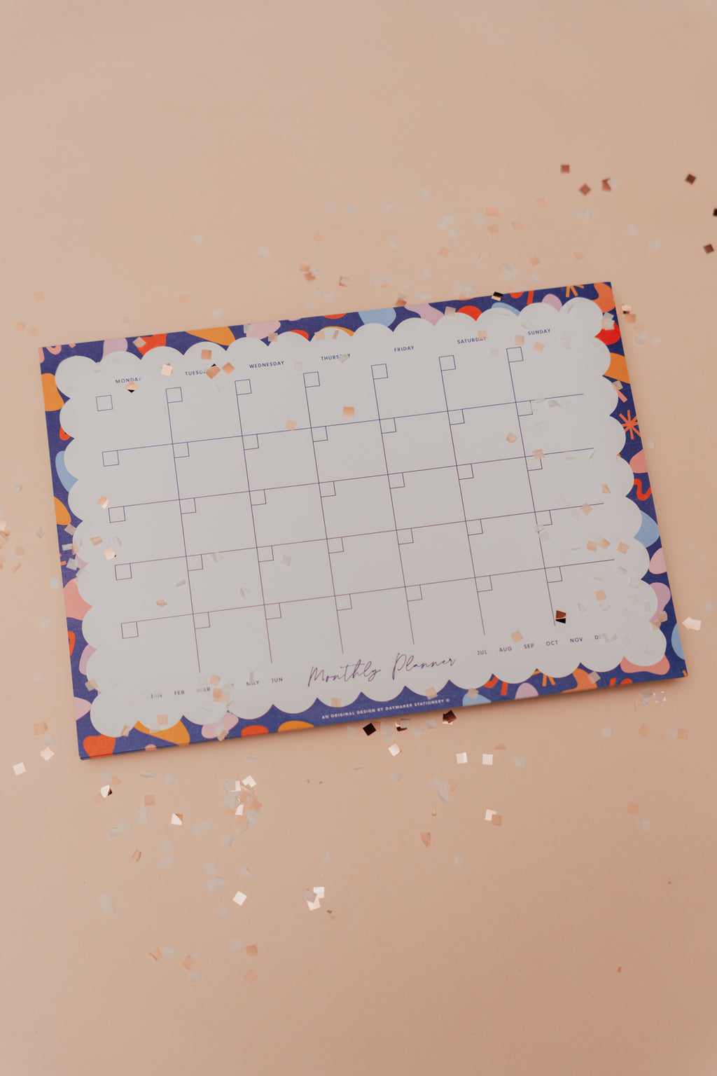 Last Chance - Shapes 'Monthly Plan' A4 Notepad