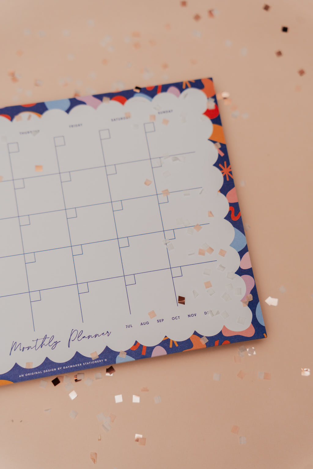 Last Chance - Shapes 'Monthly Plan' A4 Notepad