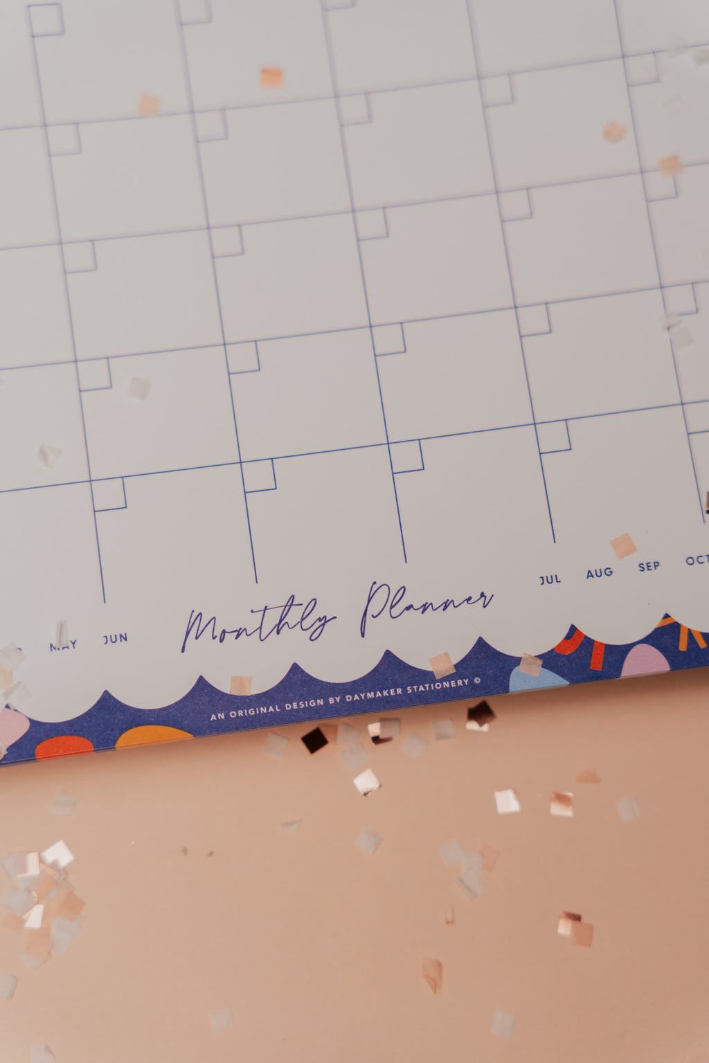 Last Chance - Shapes 'Monthly Plan' A4 Notepad