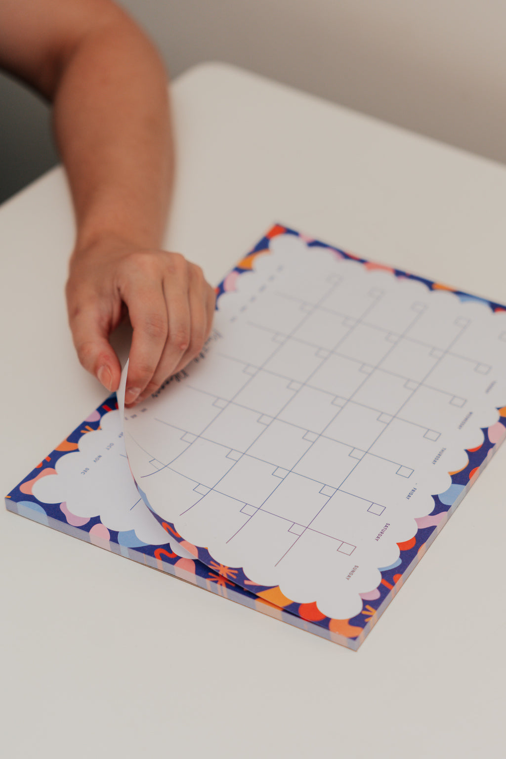 Last Chance - Shapes 'Monthly Plan' A4 Notepad