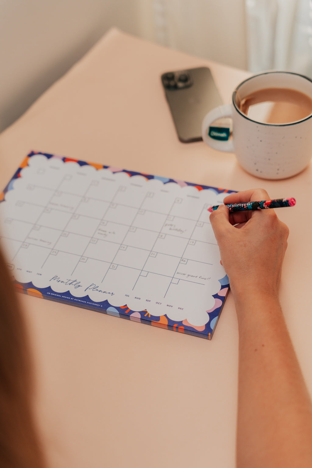 Last Chance - Shapes 'Monthly Plan' A4 Notepad