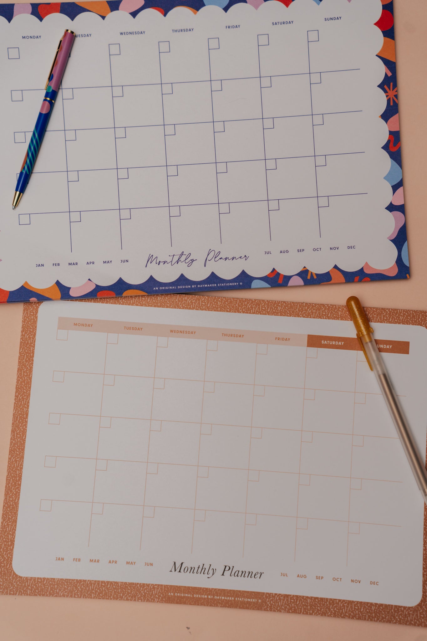 Last Chance - Shapes 'Monthly Plan' A4 Notepad