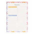 Sunshine Gingham 'List Maker' Notepad