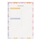 Sunshine Gingham 'List Maker' Notepad