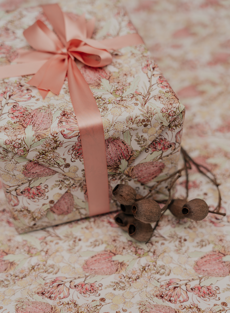 'Floriography' Native Floral Wrapping Paper Roll