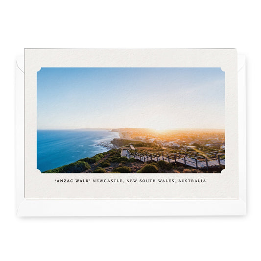 ✧ 'Anzac Walk, Newcastle NSW Australia' Photo Card