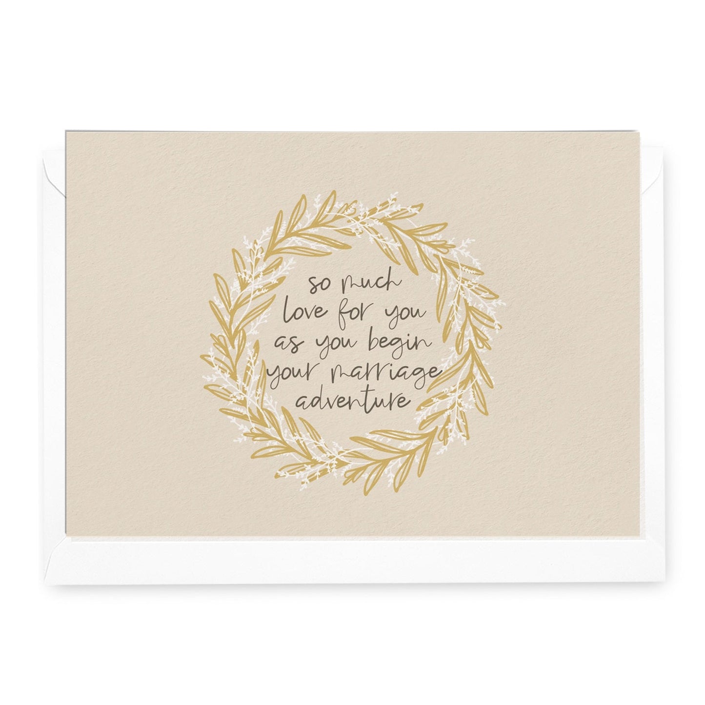 'As You Begin Your Marriage Adventure' Greeting Card