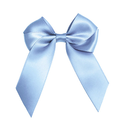 'Sapphire' Pre-Made Silky Satin Double Bow