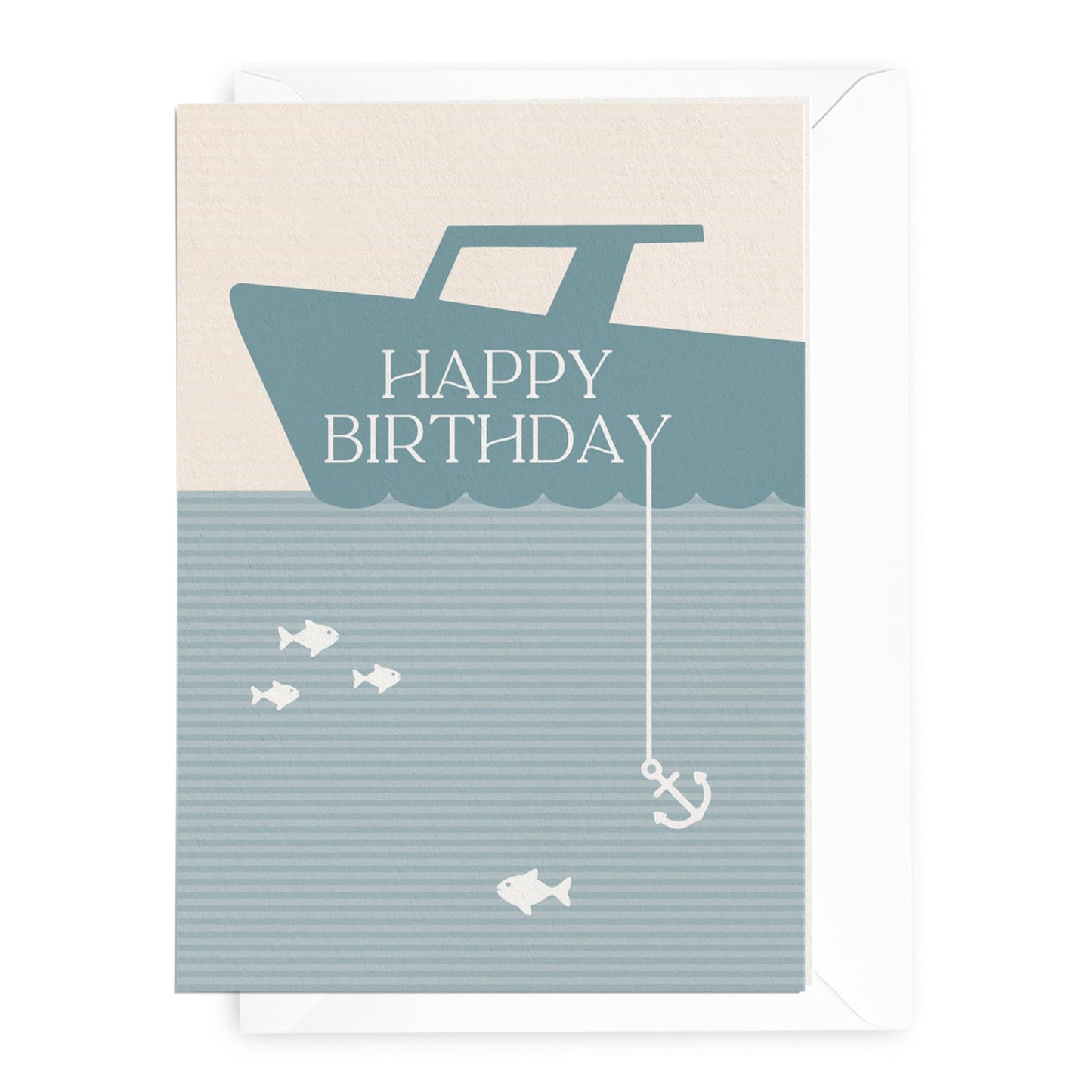 Nautical 'Happy Birthday' Greeting Card