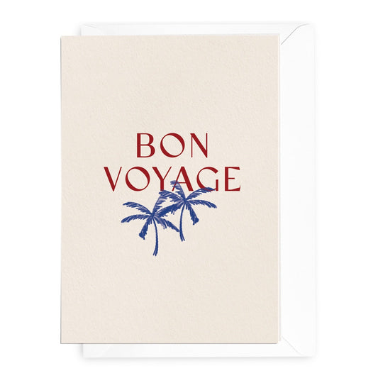 'Bon Voyage' Farewell Greeting Card