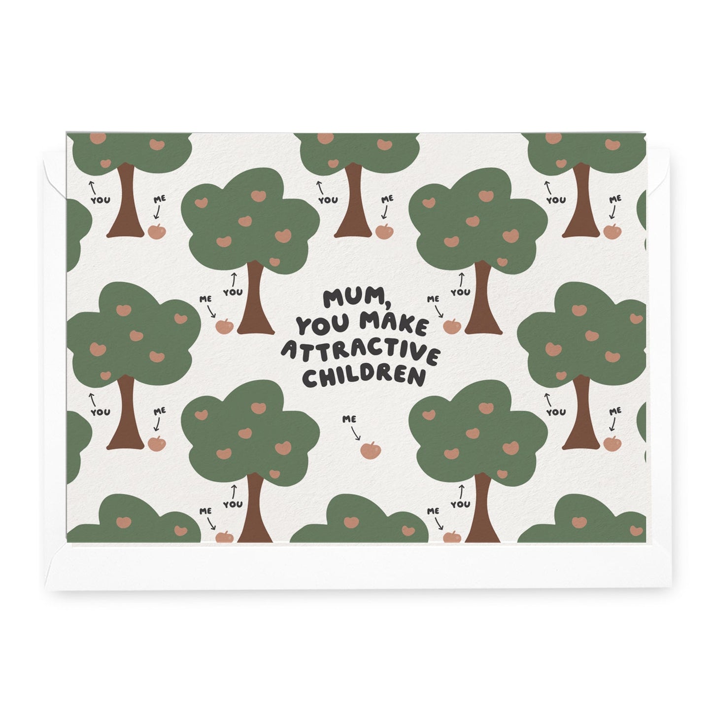 'Mum, You Make Attractive Children' Greeting Card