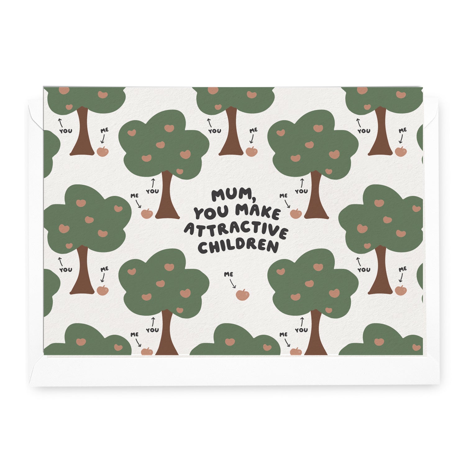 Last Chance - 'Mum, You Make Attractive Children' Greeting Card