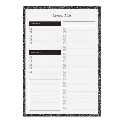 Composition 'List Maker' A5 Covered Notepad