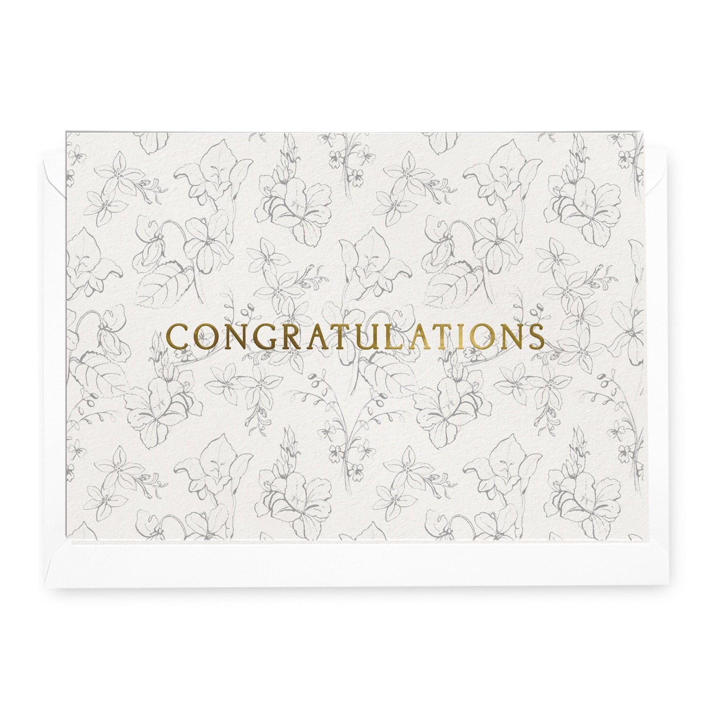 'Congratulations' Floriography Greeting Card ft. Apothecary Artist