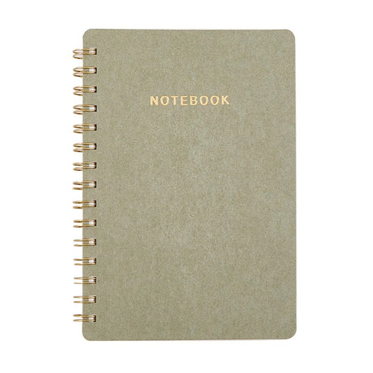 'Sage' Lined Wirebound Notebook