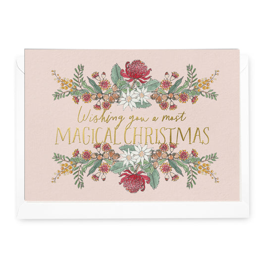 'Have a Magical Christmas' Native Greeting Card