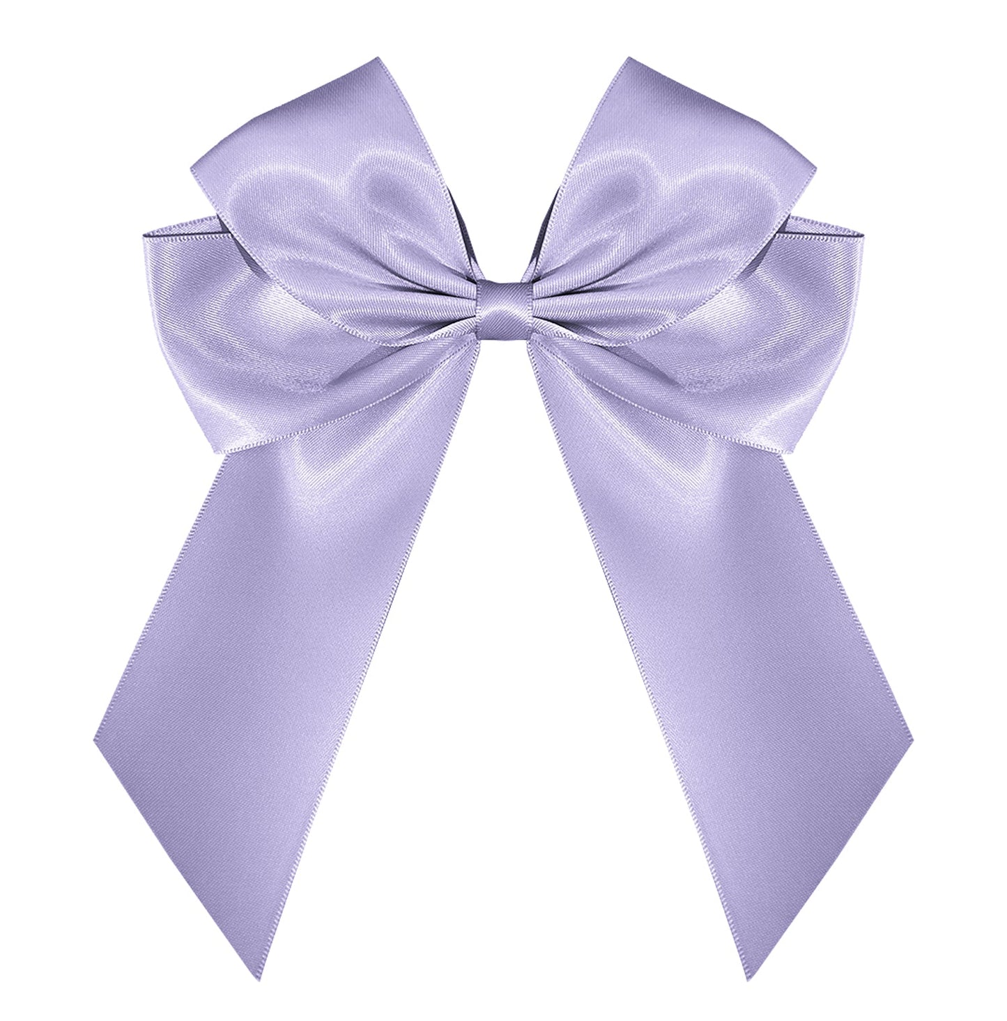 'Lavender' Pre-Made Silky Satin Double Bow