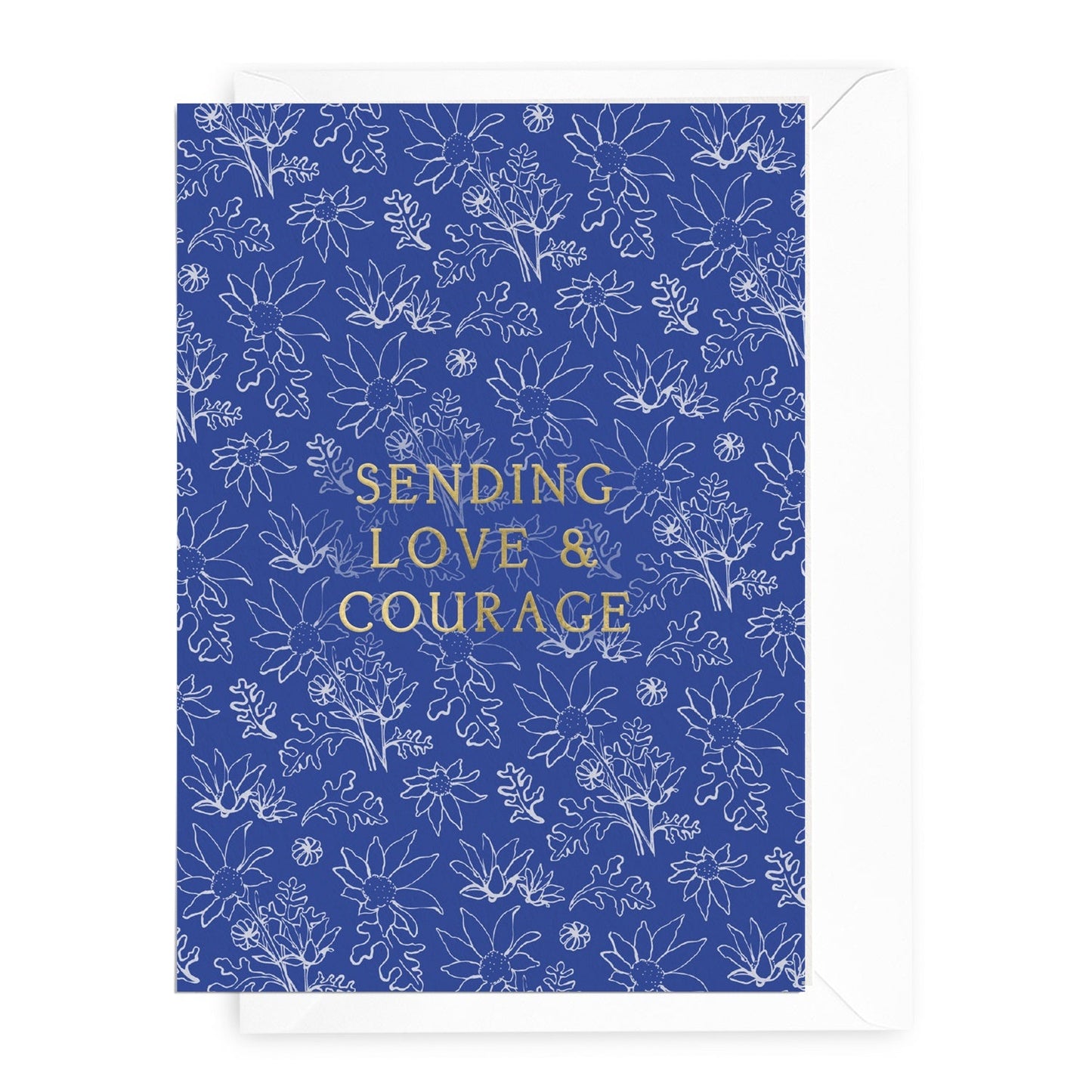 ✧ Flannels Floriography 'Sending Love & Courage' Greeting Card