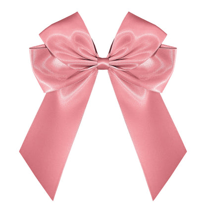 'Blush' Pre-Made Silky Satin Double Bow