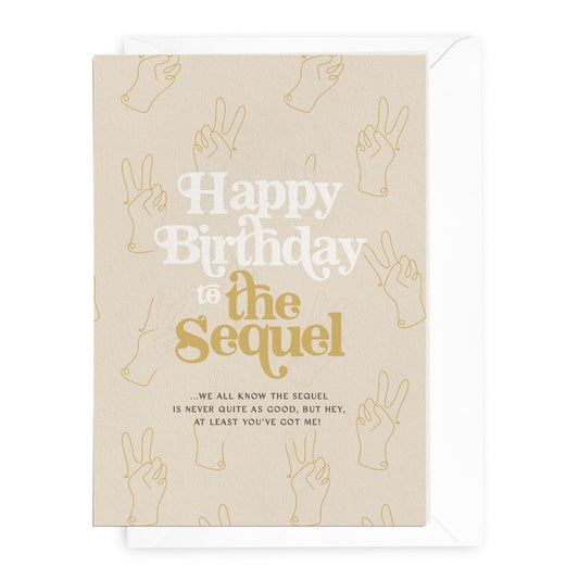 'Happy Birthday to the Sequel' Greeting Card